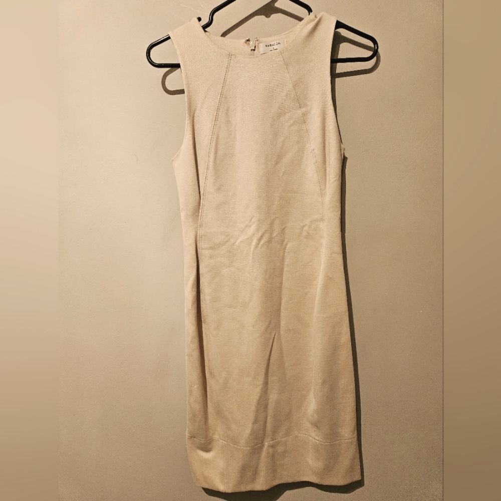 BABATON Cream sheath dress NWOT